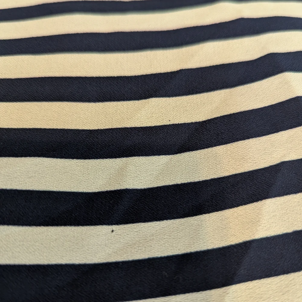 199. a.n.a Blue and White Dolman Sleeve Blouse - Picture 3 of 4